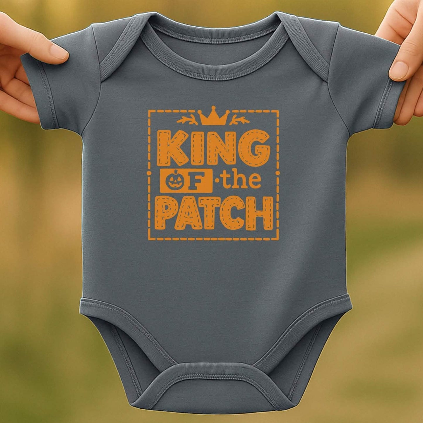 Patch King Baby Halloween Bodysuit