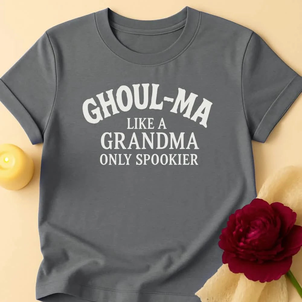 Spooky Ghoul Grandma Halloween T-Shirt