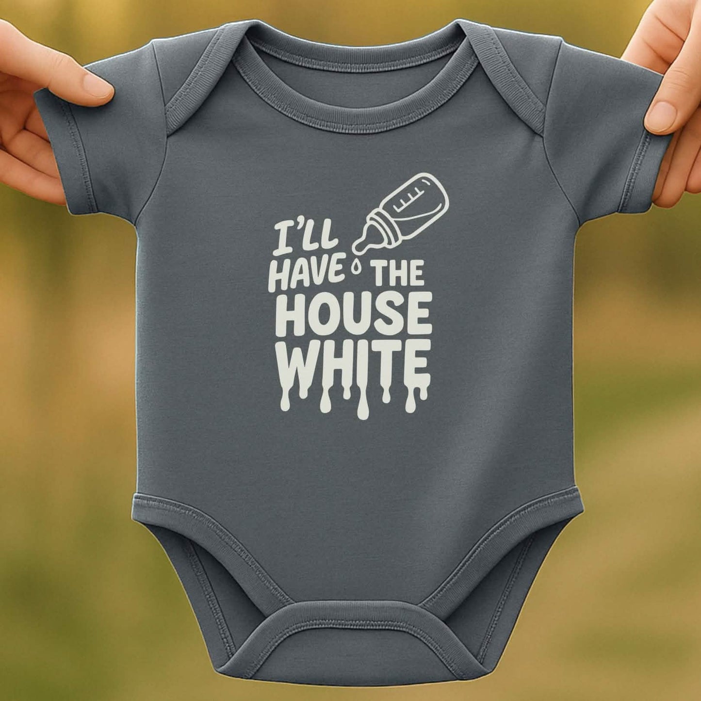 House White Baby Bodysuit