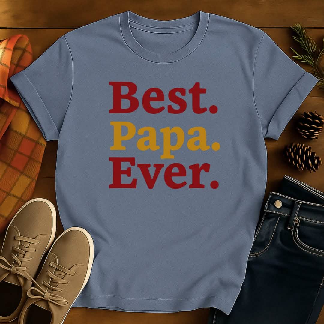 Best Papa Grandpa T-Shirt