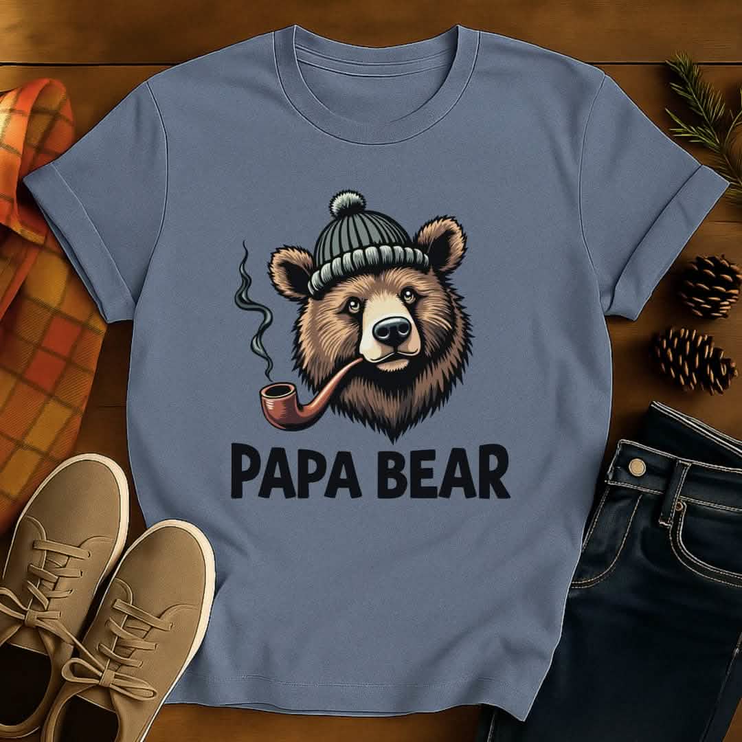 Pipe Bear Grandpa T-Shirt
