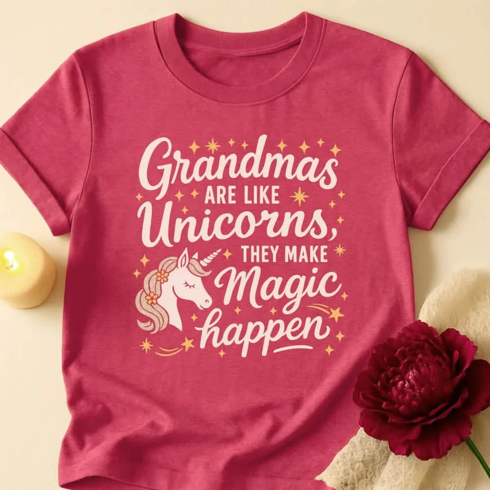 Unicorn Magic Grandma T-Shirt
