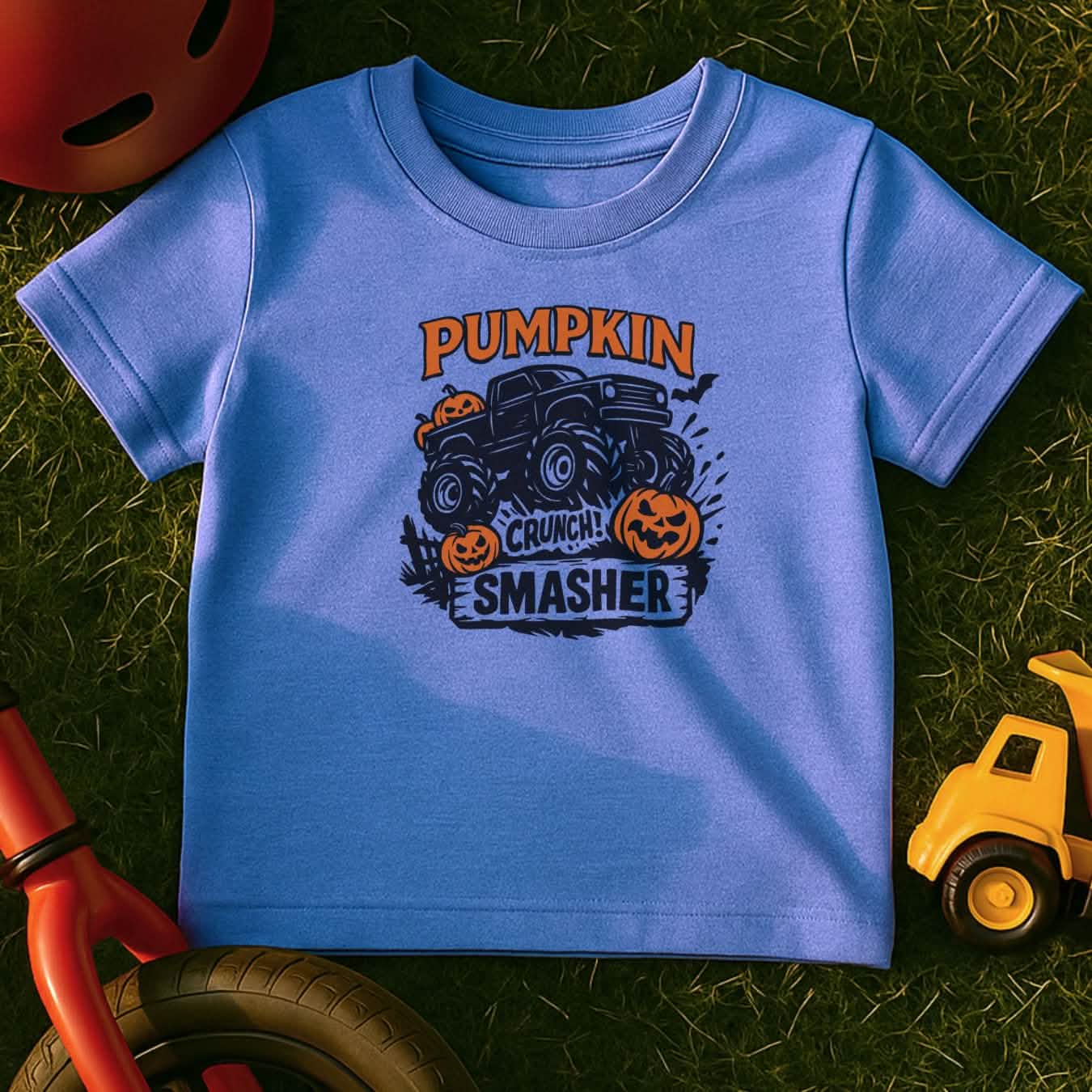 Pumpkin Smasher Toddler Halloween T-Shirt