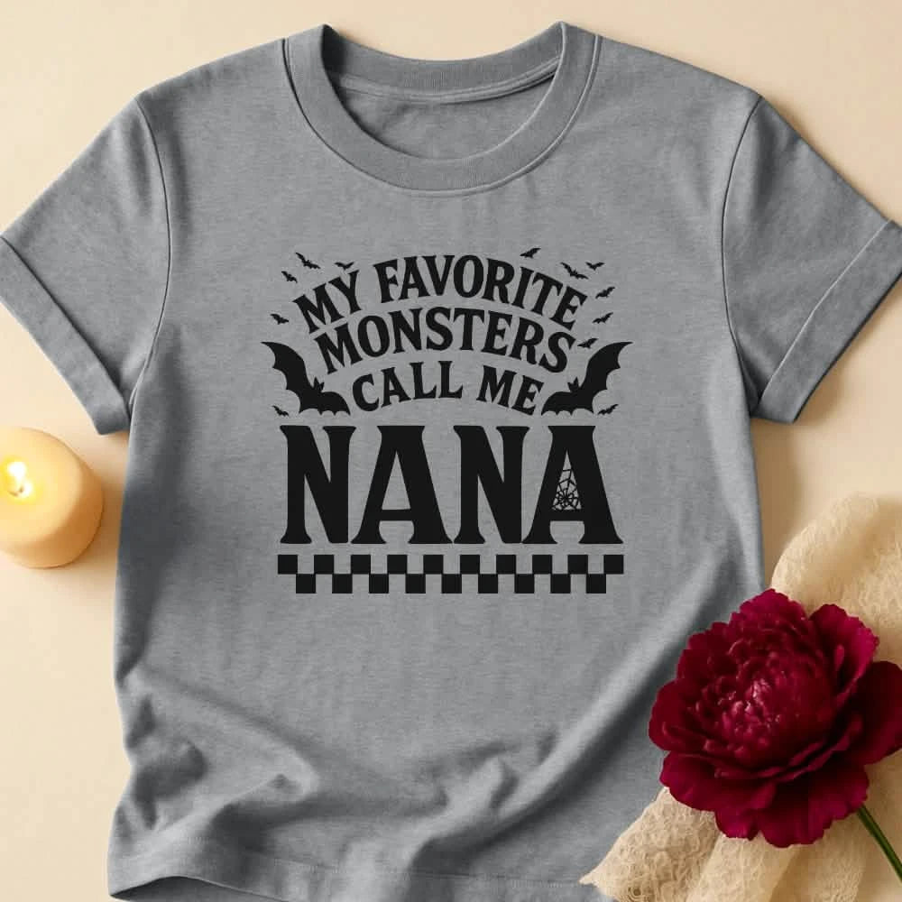 Monsters Name Grandma Halloween T-Shirt
