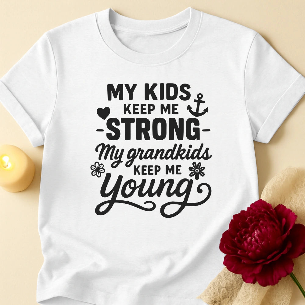 Strong Young Grandma T-Shirt