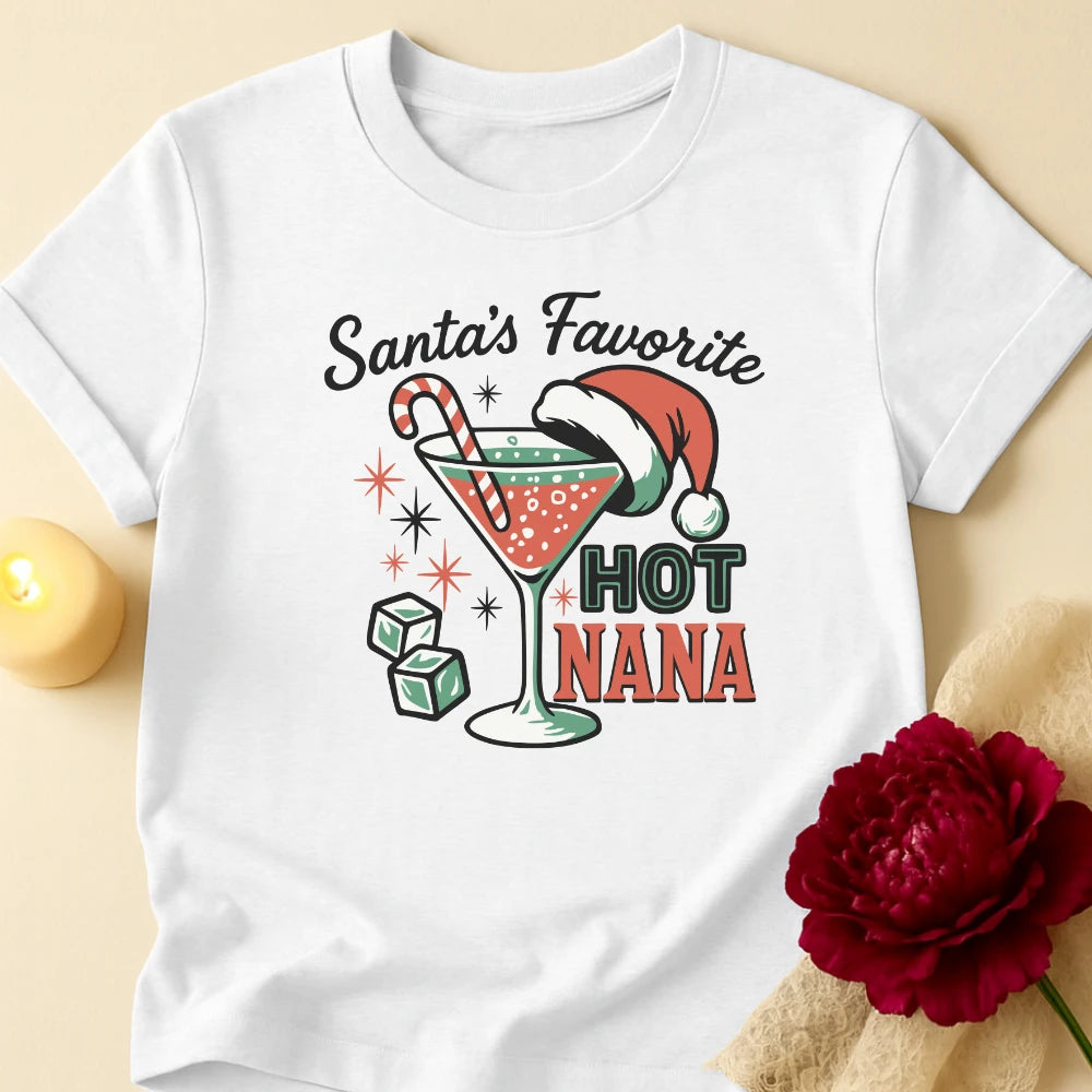Hot Nana Grandma Christmas T-Shirt