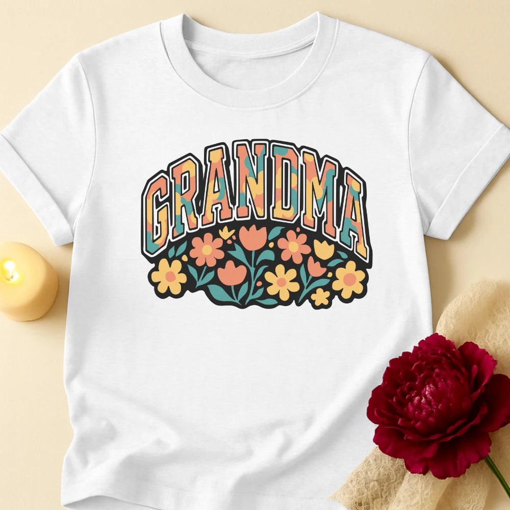 Flower Colors Grandma T-Shirt