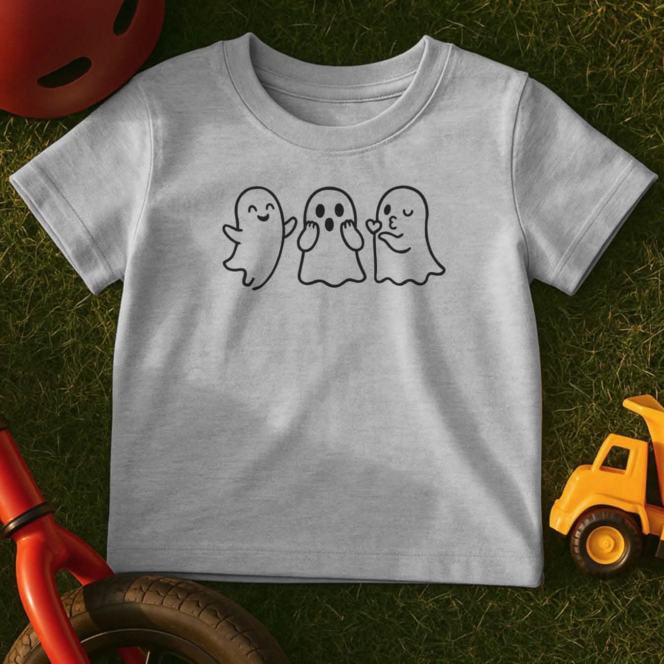 Three Ghosts Toddler Halloween T-Shirt