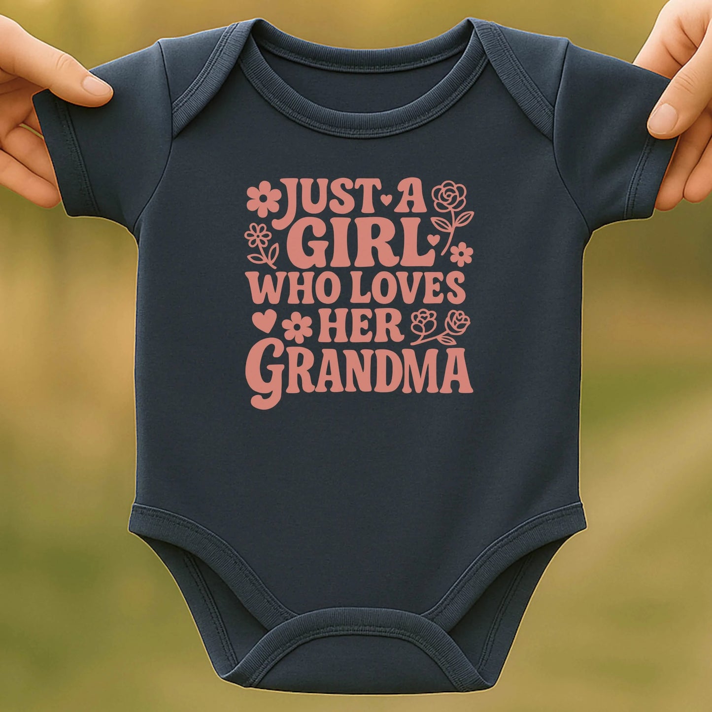 Love Blooms Baby Bodysuit