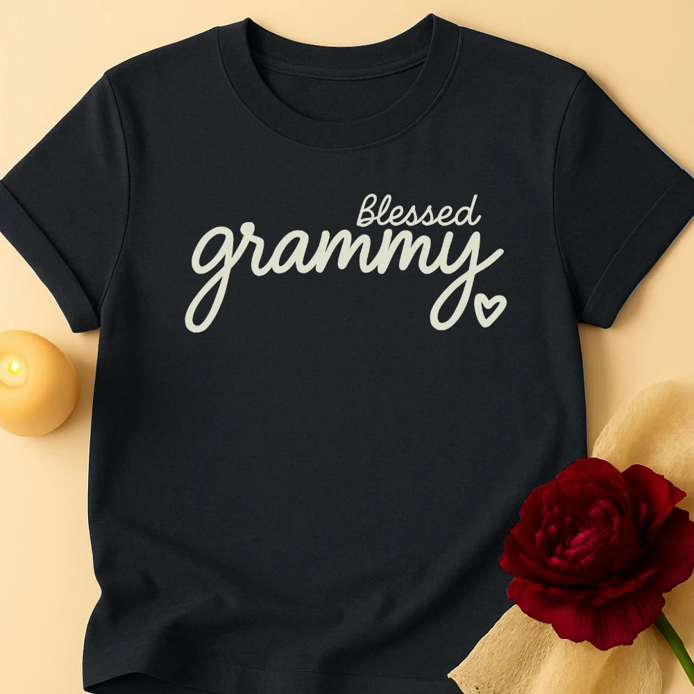 Handwritten Grammy Grandma T-Shirt