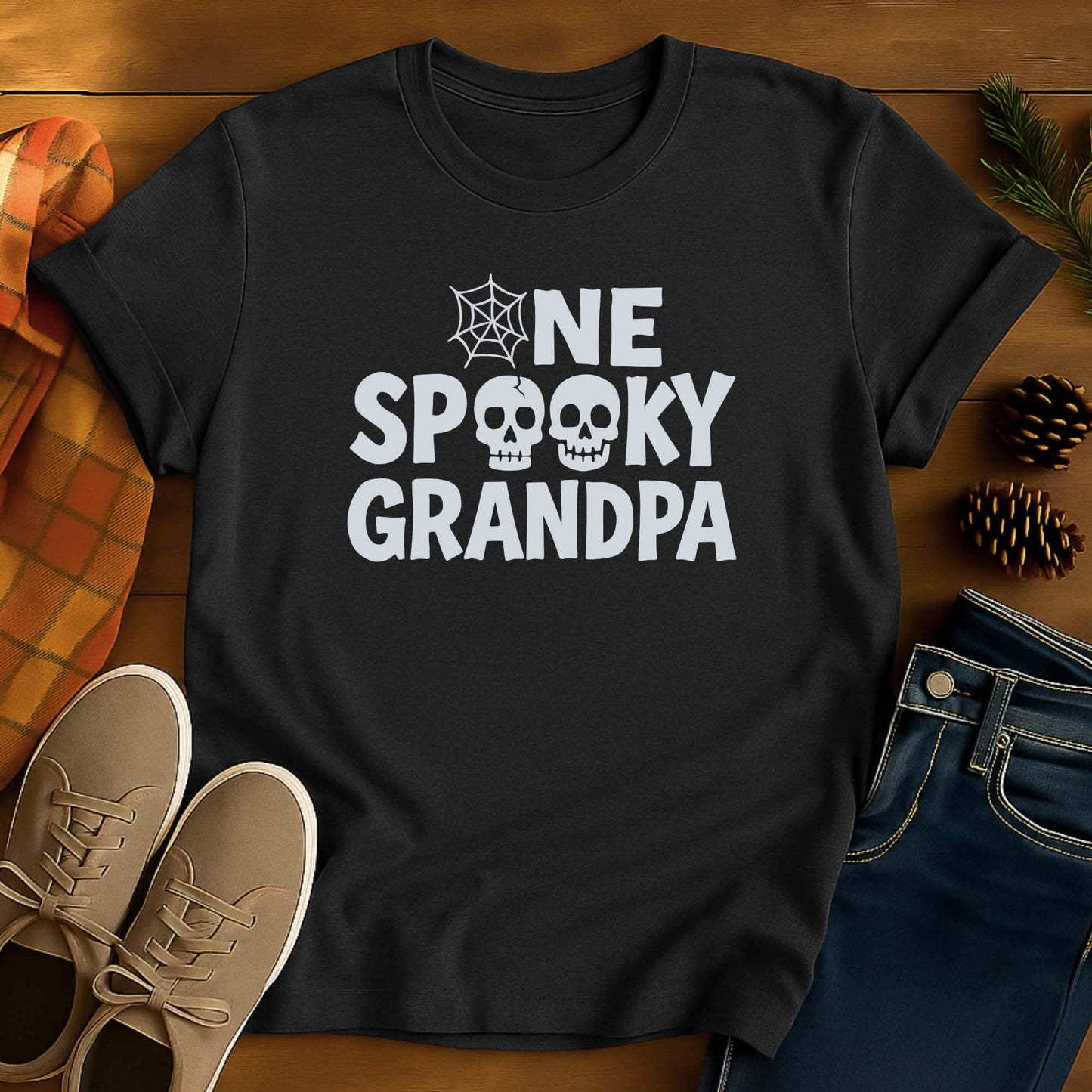 One Spooky Grandpa Halloween T-Shirt