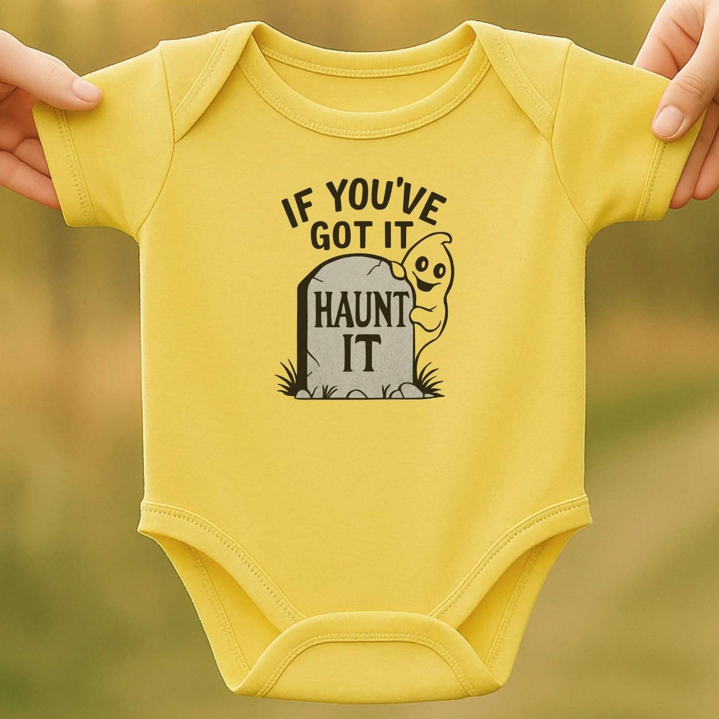 Haunt It Baby Halloween Bodysuit