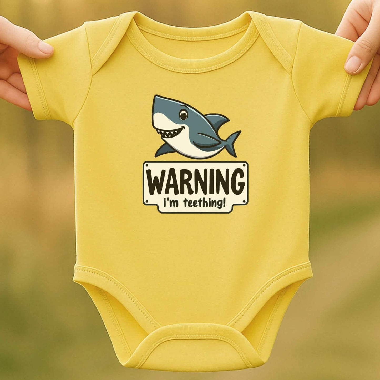 Shark Bite Baby Bodysuit