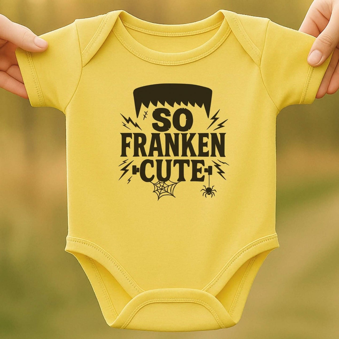 Franken Cute Baby Halloween Bodysuit