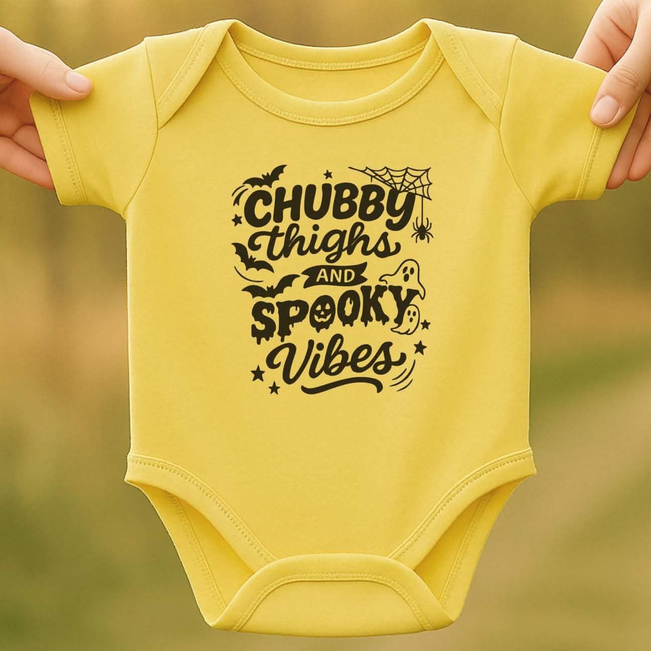 Chubby Thighs Baby Halloween Bodysuit