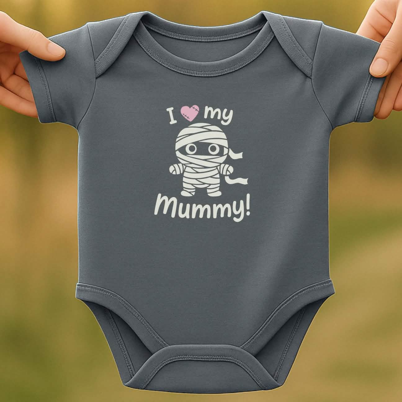 Love Mummy Baby Halloween Bodysuit