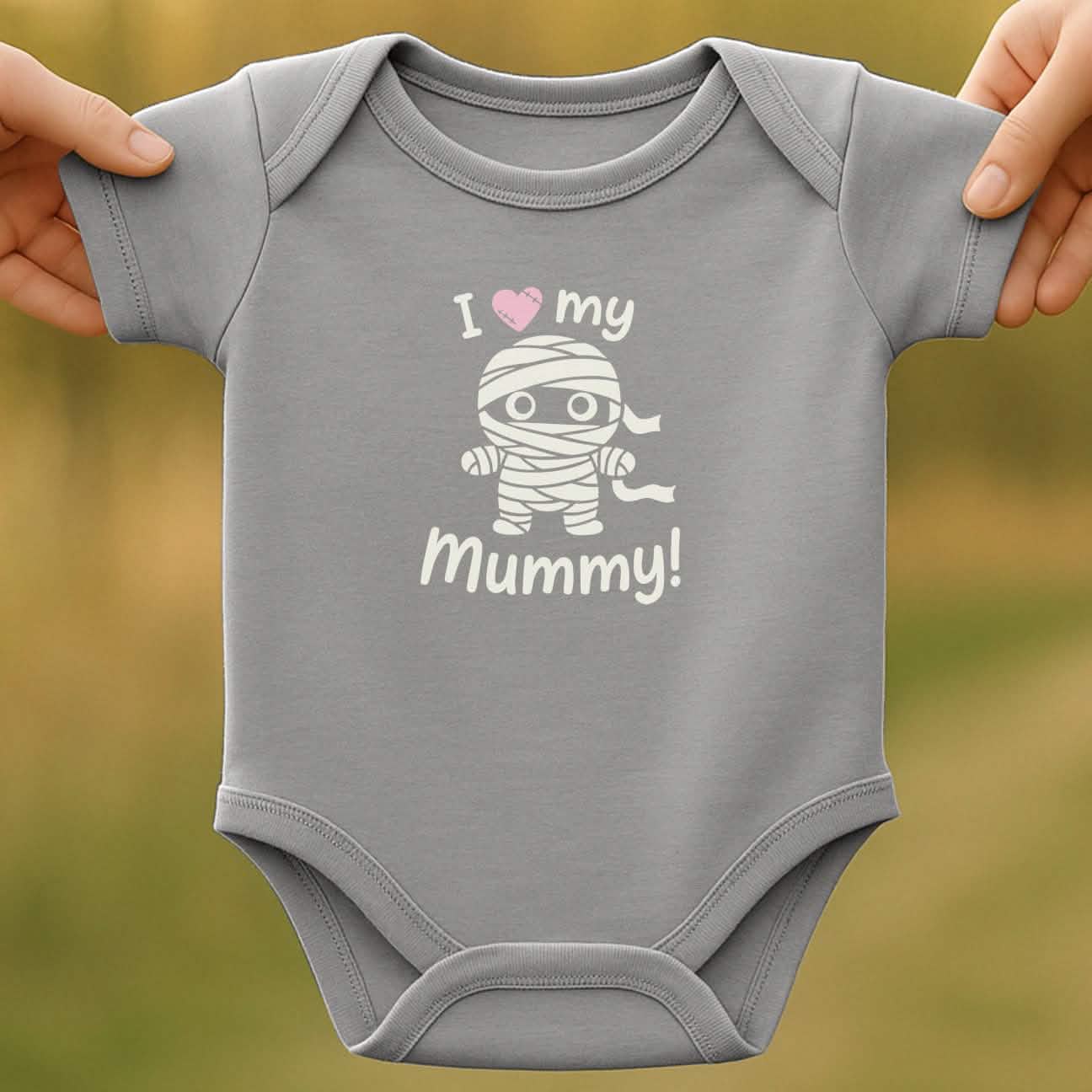 Love Mummy Baby Halloween Bodysuit