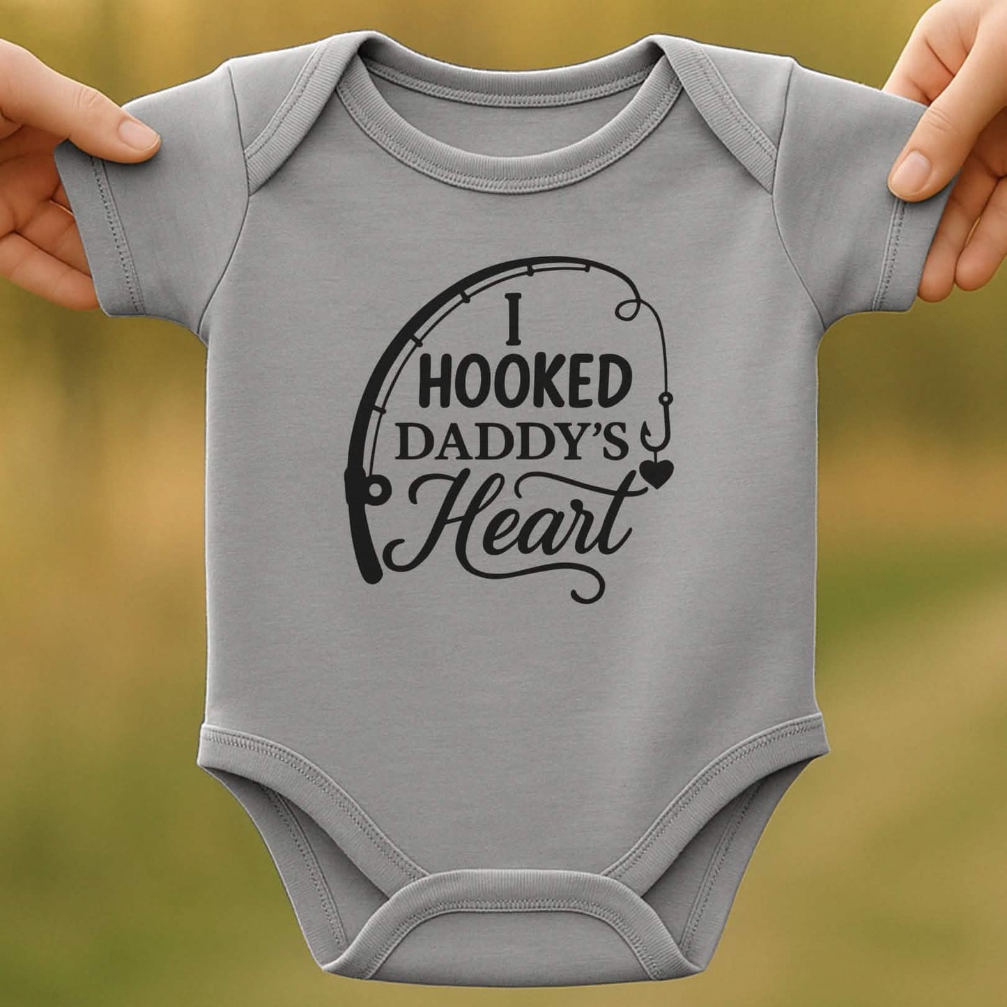 Hooked On You Baby Bodysuit