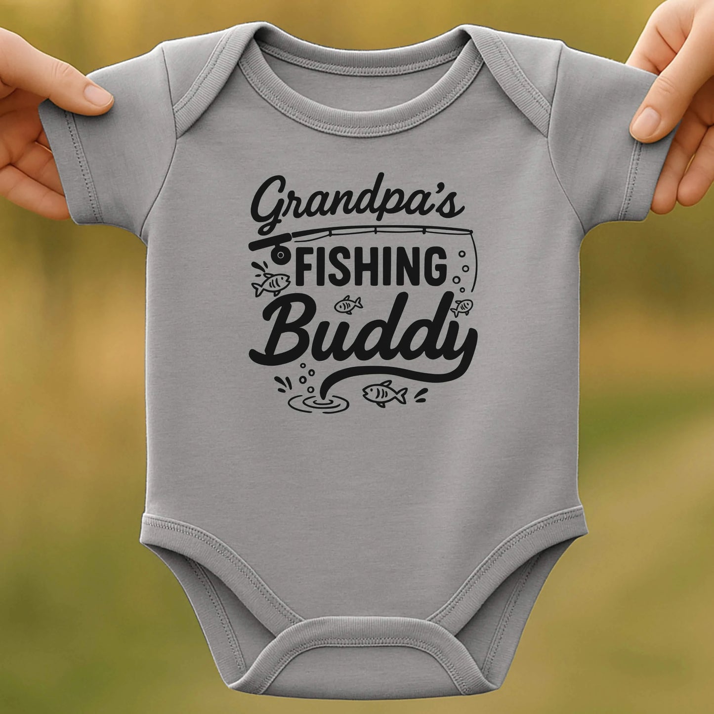 Fishing Buddy Baby Bodysuit