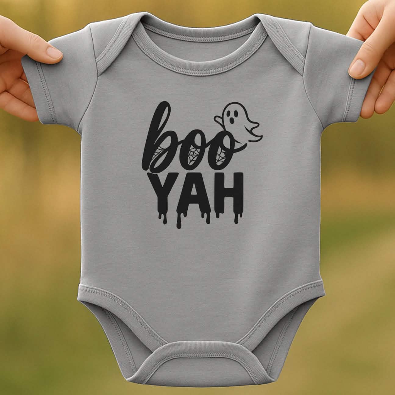 Boo Yah Baby Halloween Bodysuit
