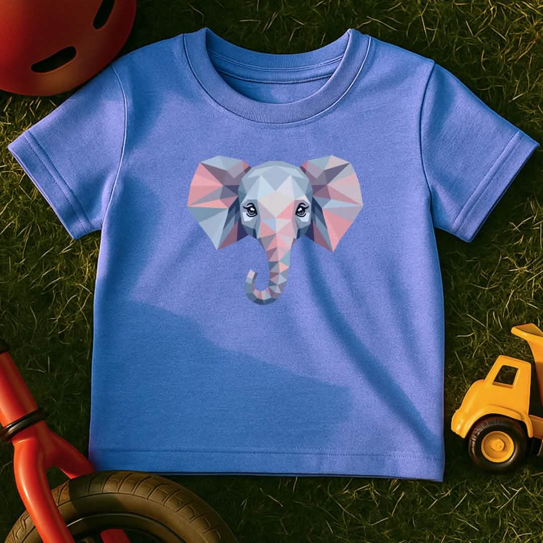 Geometric Elephant Toddler T-Shirt