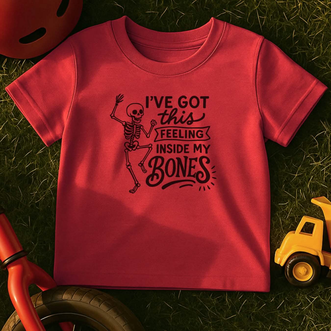 Inside Bones Toddler Halloween T-Shirt