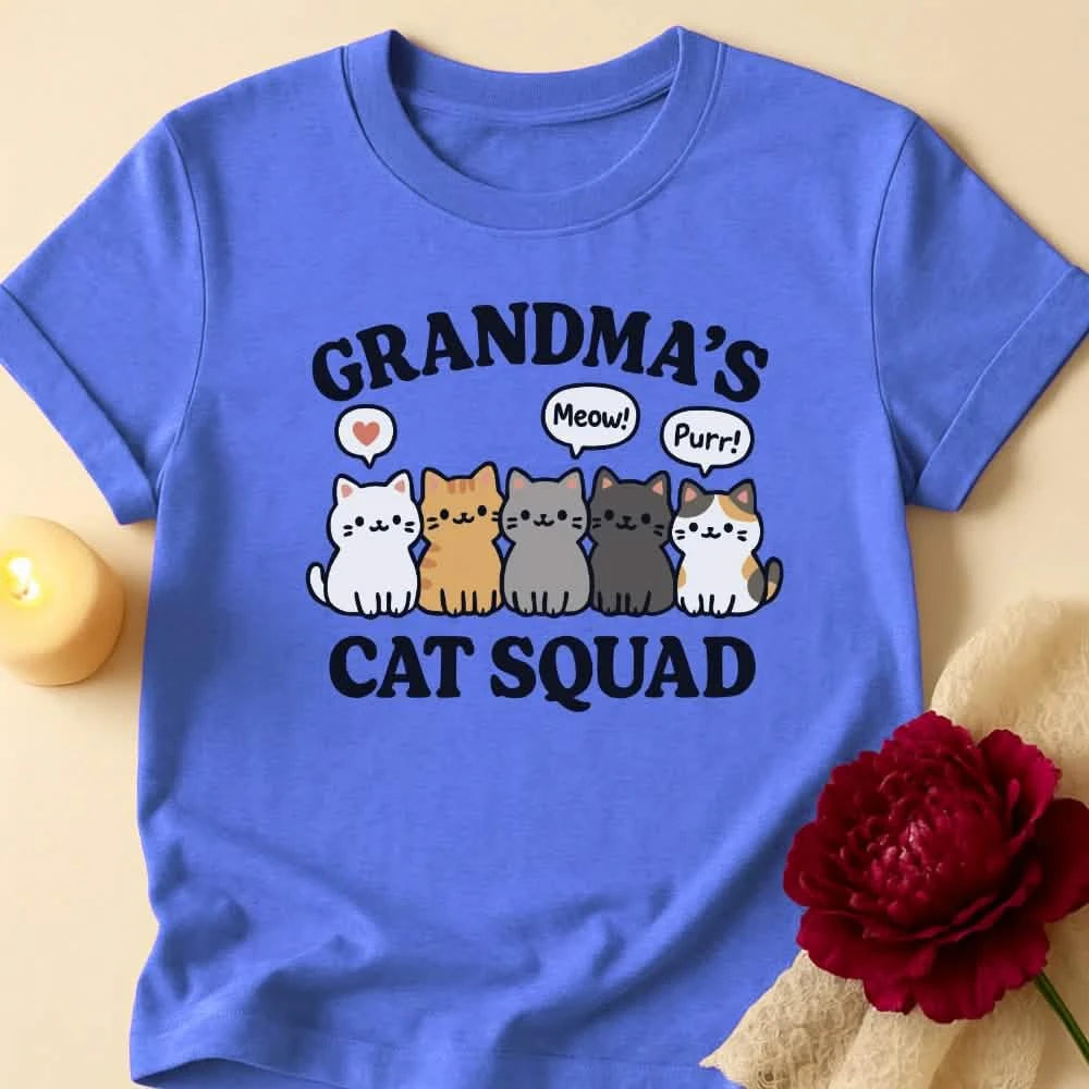 Cat Crew Grandma T-Shirt