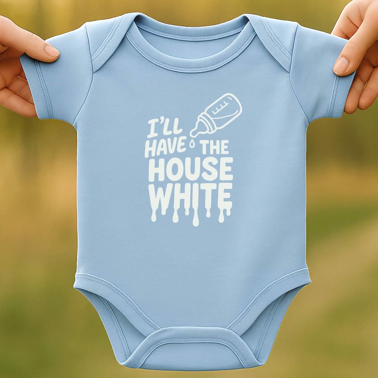 House White Baby Bodysuit