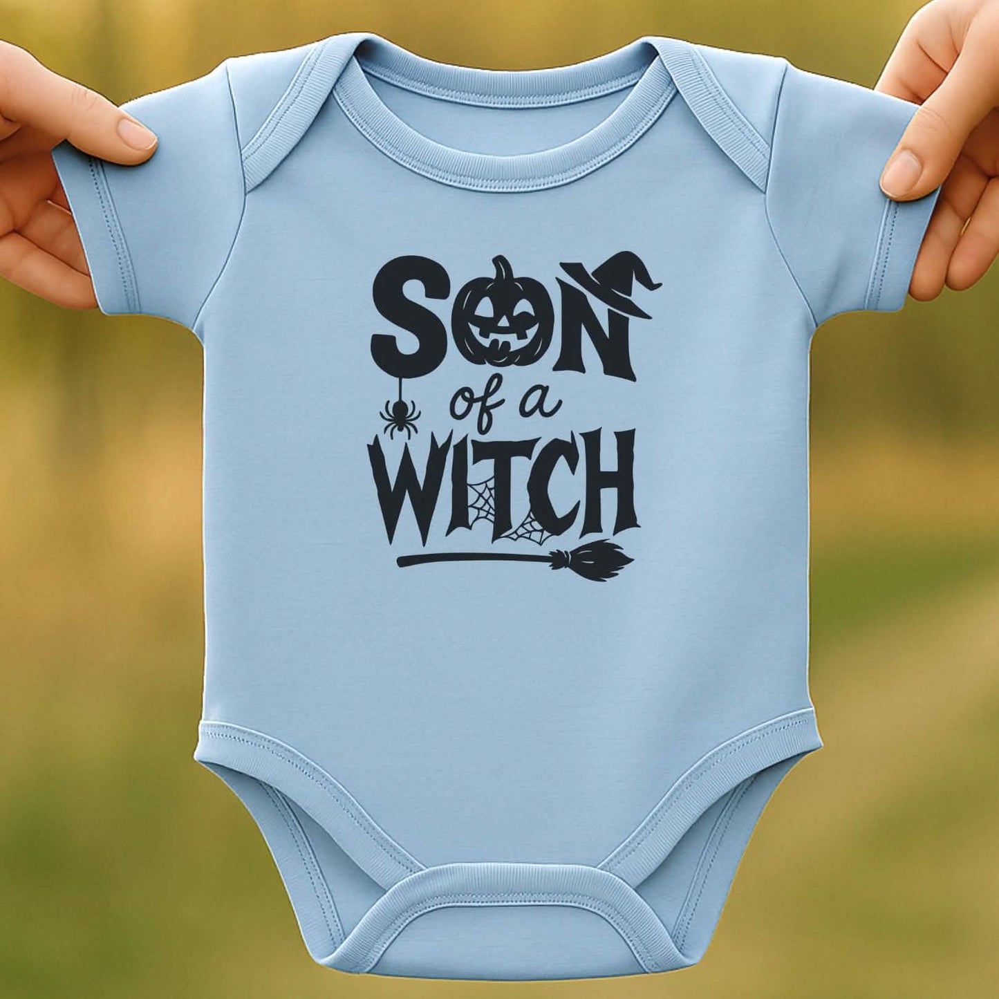Witches Son Baby Halloween Bodysuit
