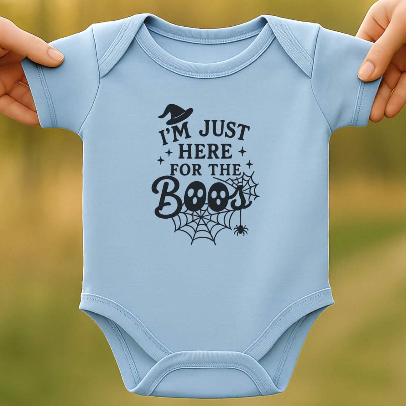 Boo Vibes Baby Halloween Bodysuit