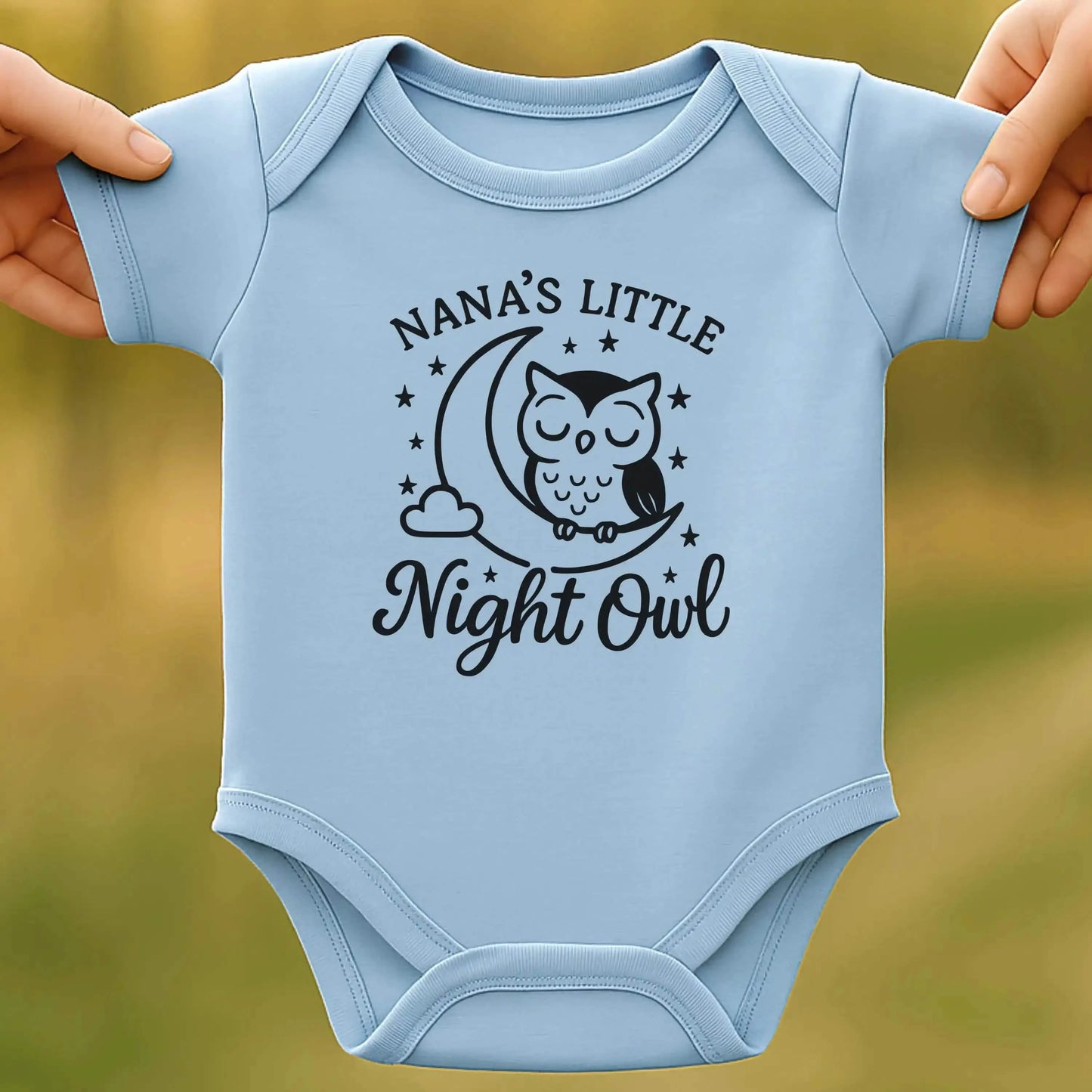Night Owl Baby Bodysuit