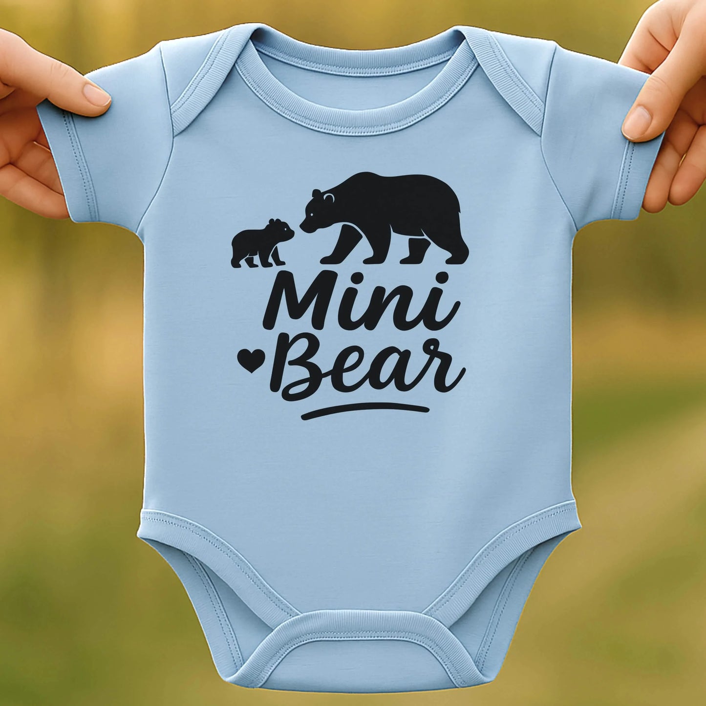 Mini Bear Baby Bodysuit