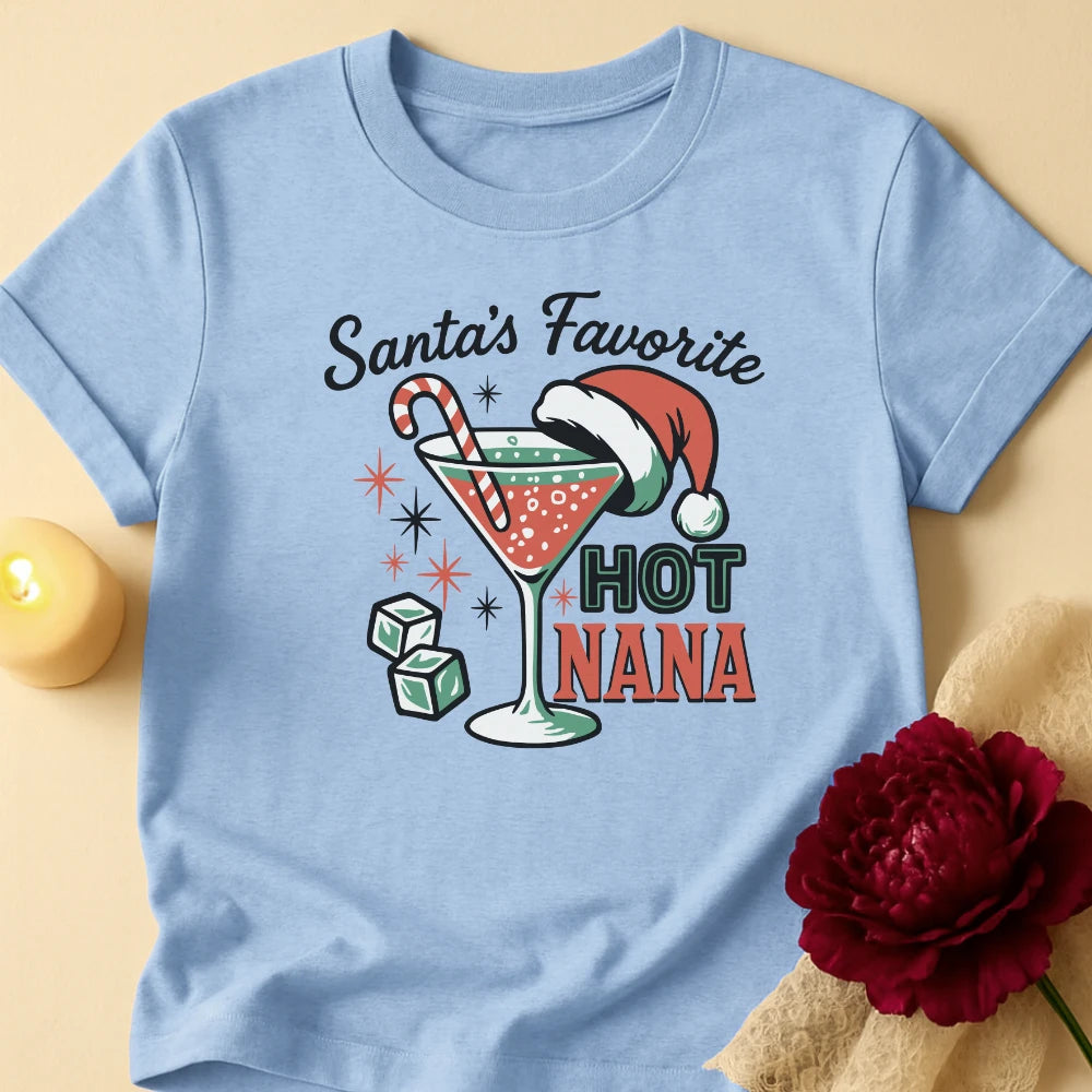 Hot Nana Grandma Christmas T-Shirt
