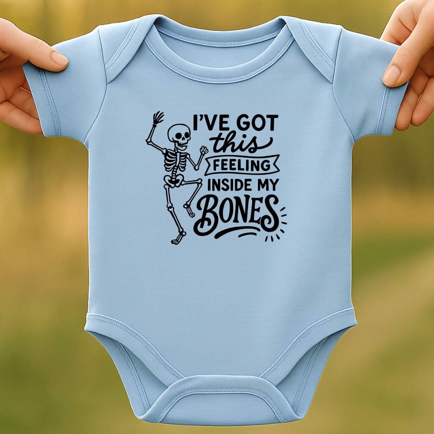Inside Bones Baby Halloween Bodysuit