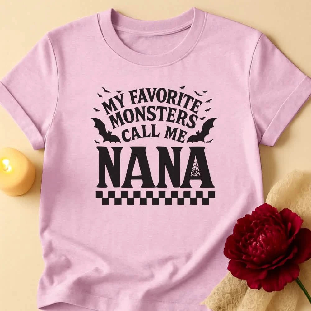 Monsters Name Grandma Halloween T-Shirt