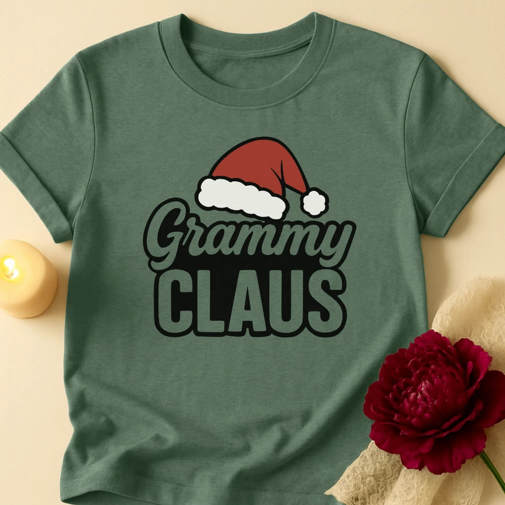 Grammy Claus Grandma Christmas T-Shirt