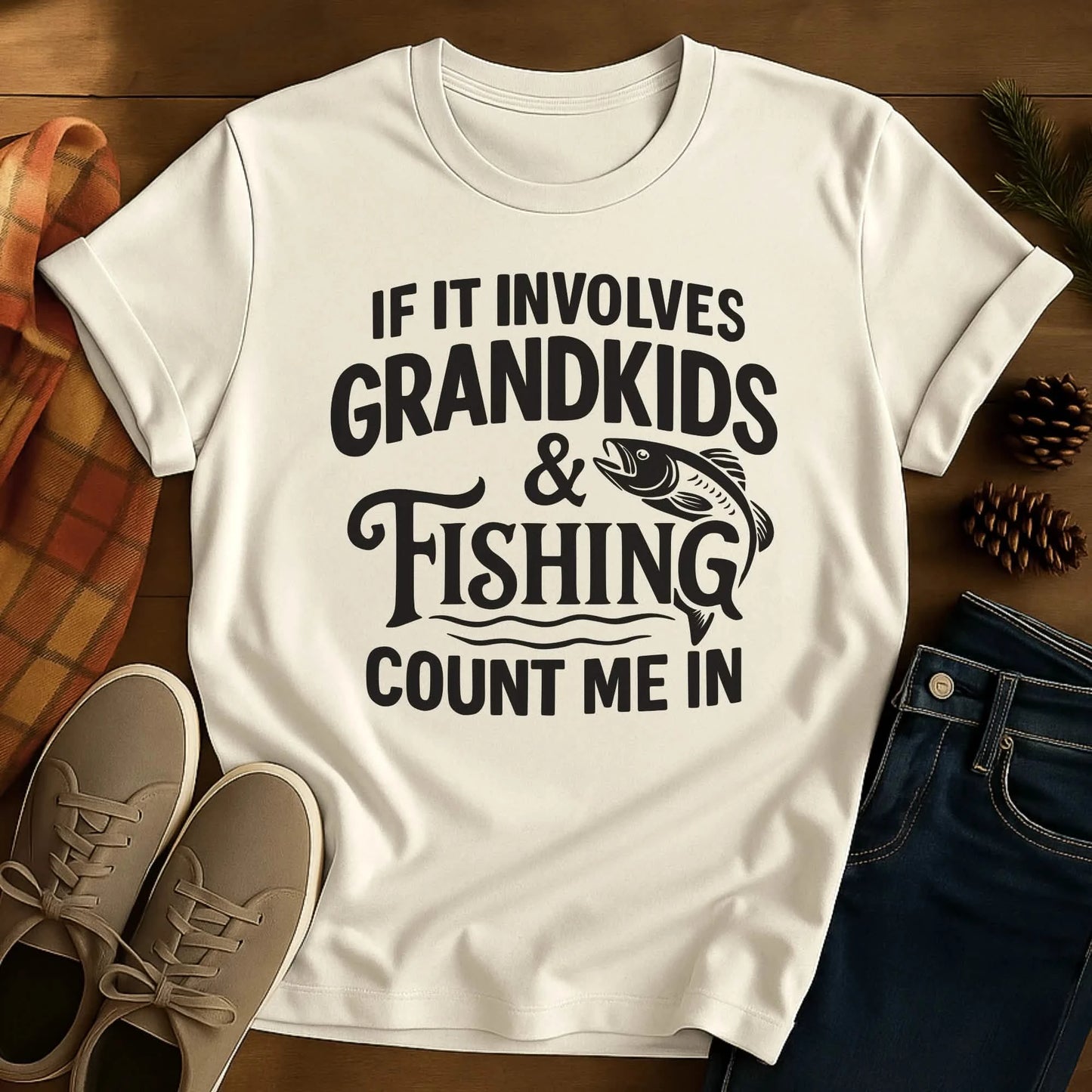 Fishing Crew Grandpa T-Shirt