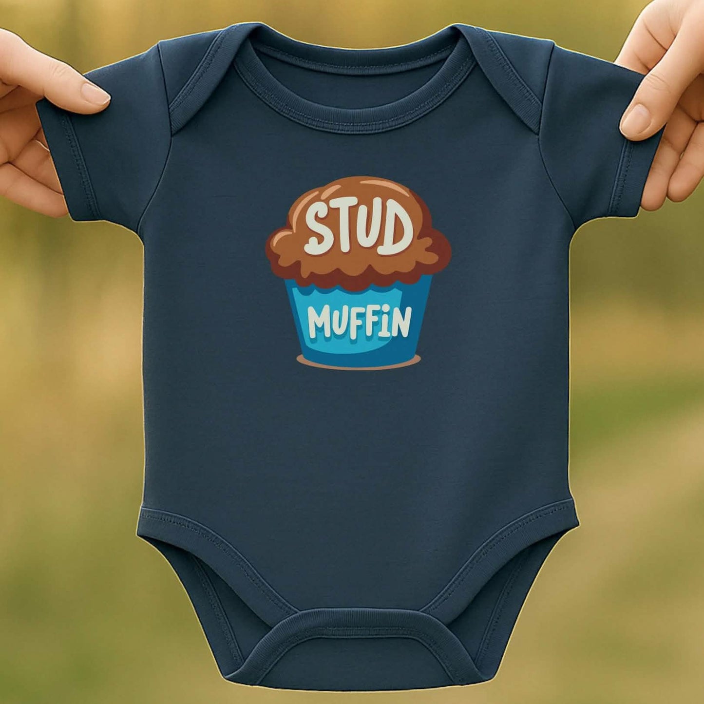 Stud Muffin Baby Bodysuit