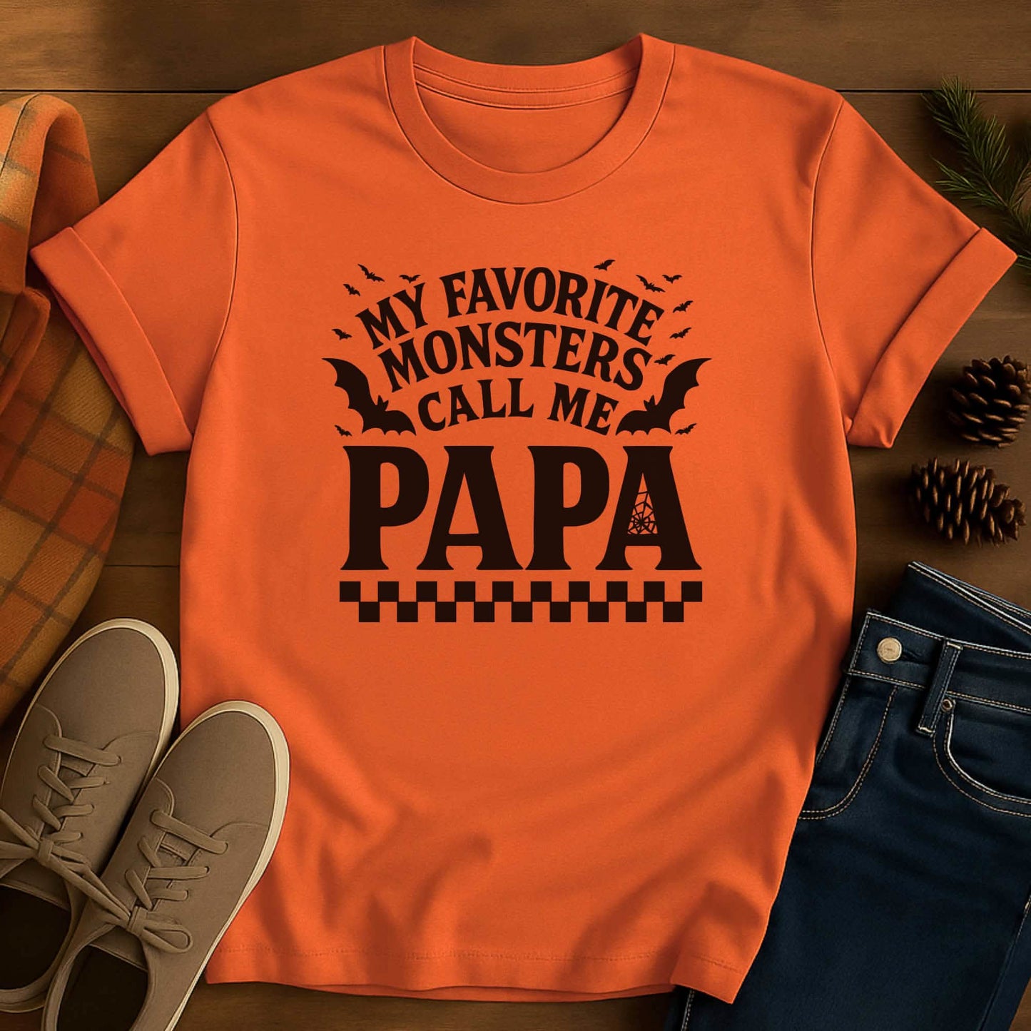 Monsters Name Grandpa Halloween T-Shirt