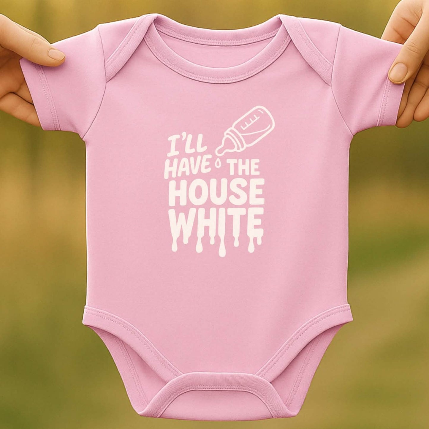 House White Baby Bodysuit