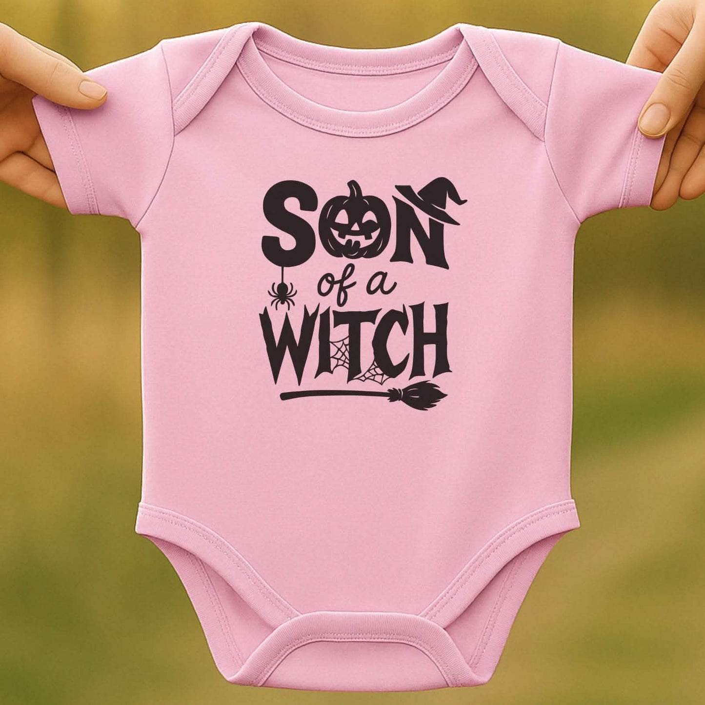 Witches Son Baby Halloween Bodysuit