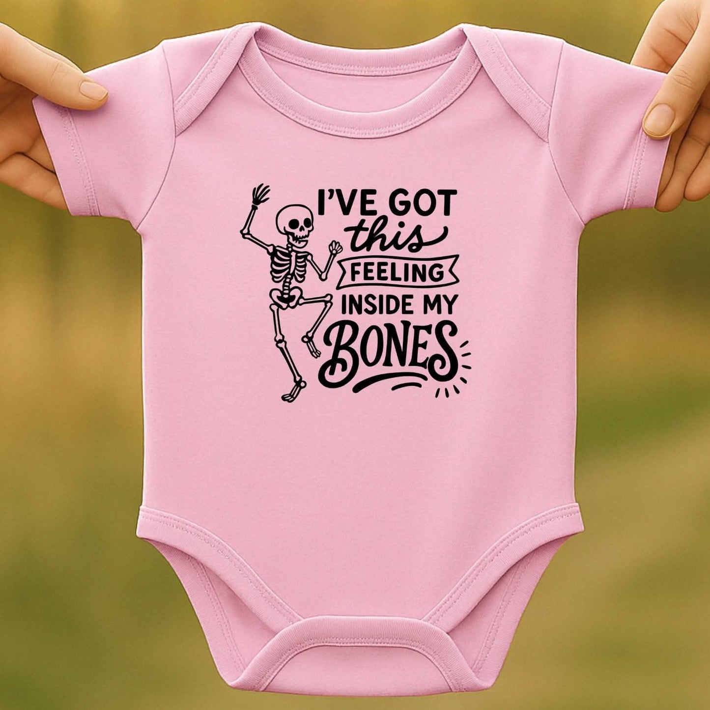 Inside Bones Baby Halloween Bodysuit