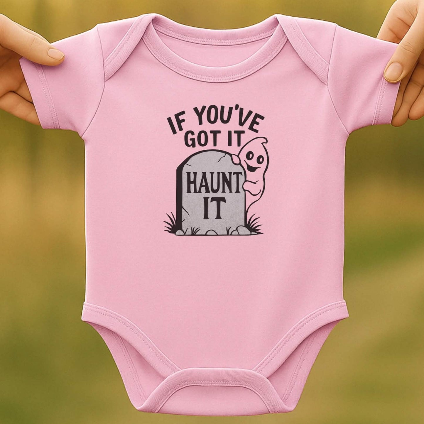 Haunt It Baby Halloween Bodysuit