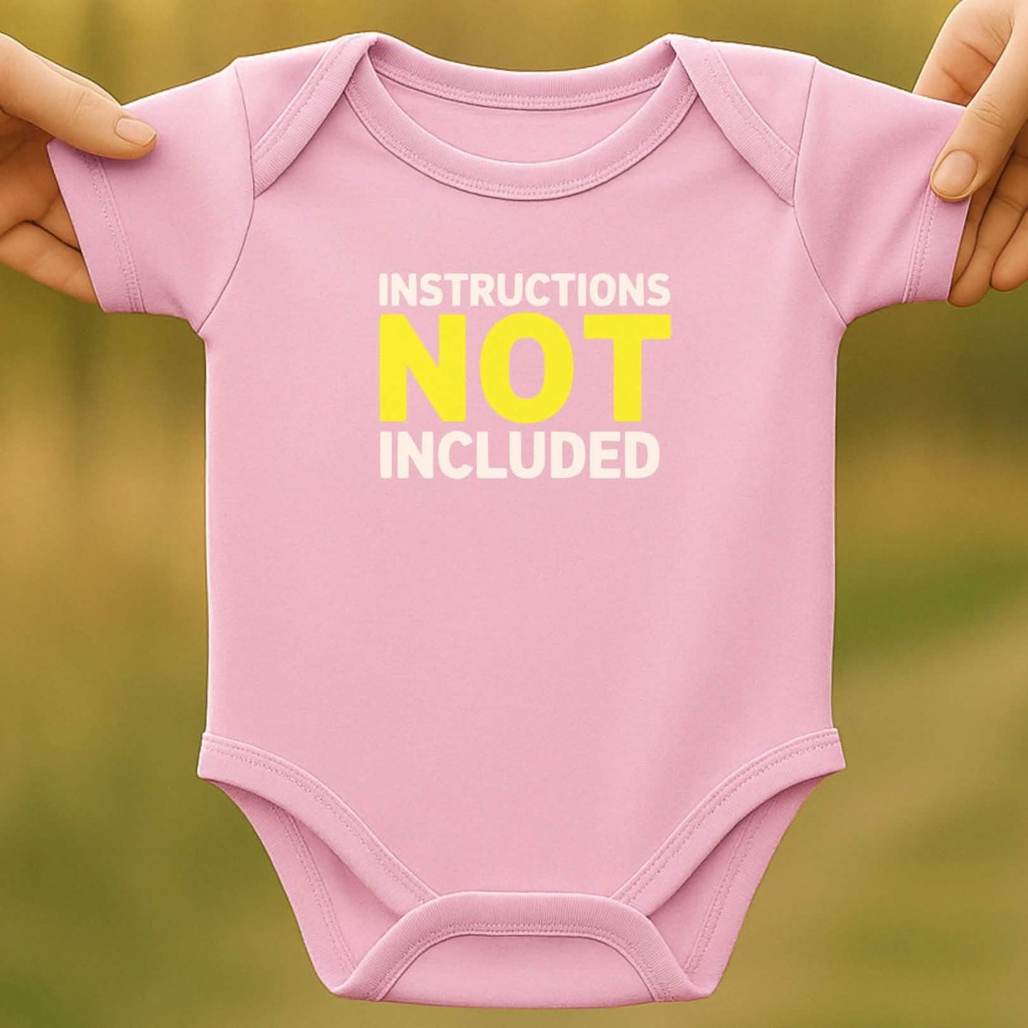 No Manual Baby Bodysuit