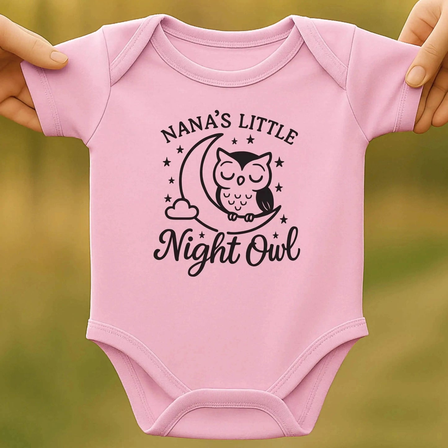 Night Owl Baby Bodysuit