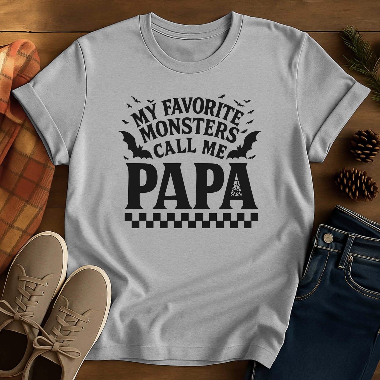 Monsters Name Grandpa Halloween T-Shirt