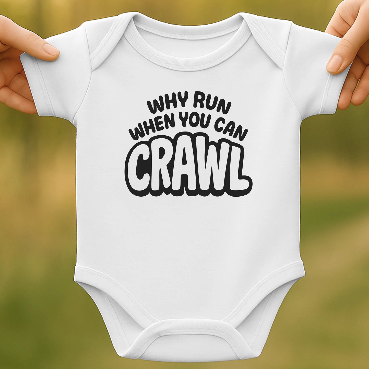 Why Run Baby Bodysuit