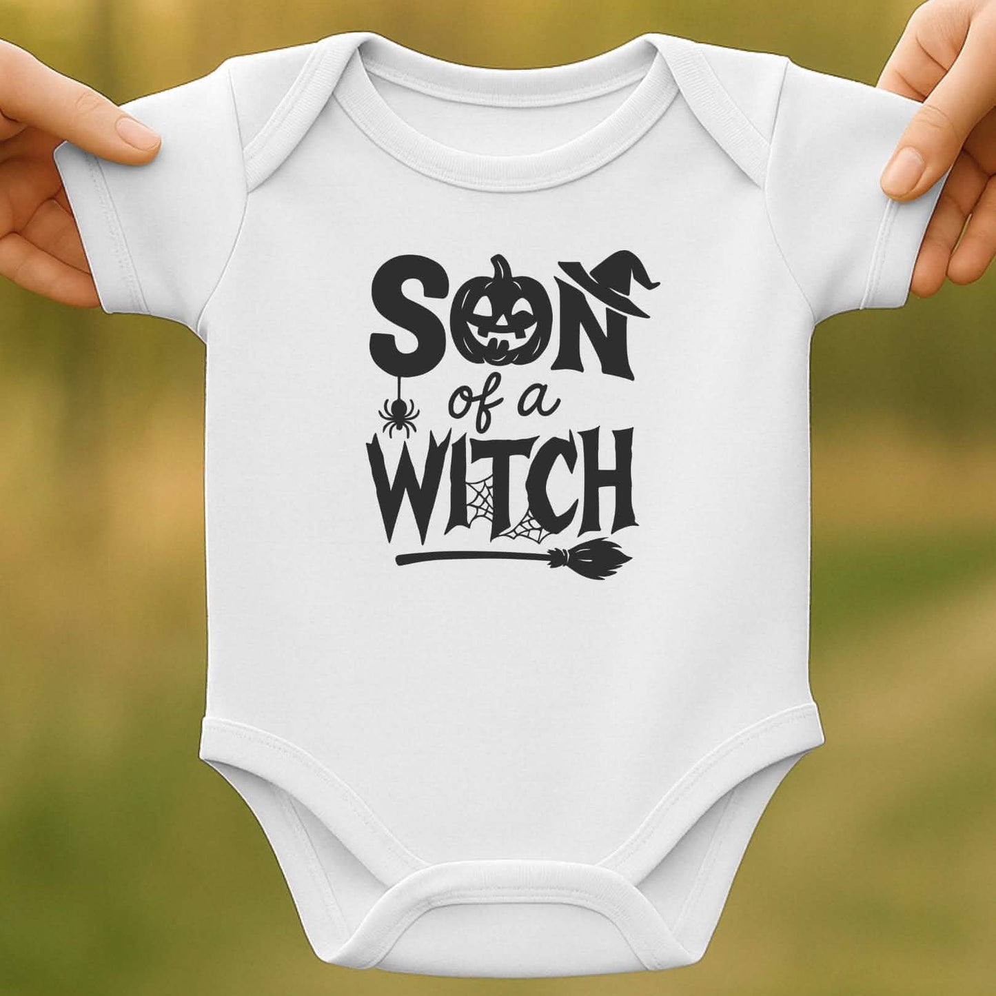 Witches Son Baby Halloween Bodysuit