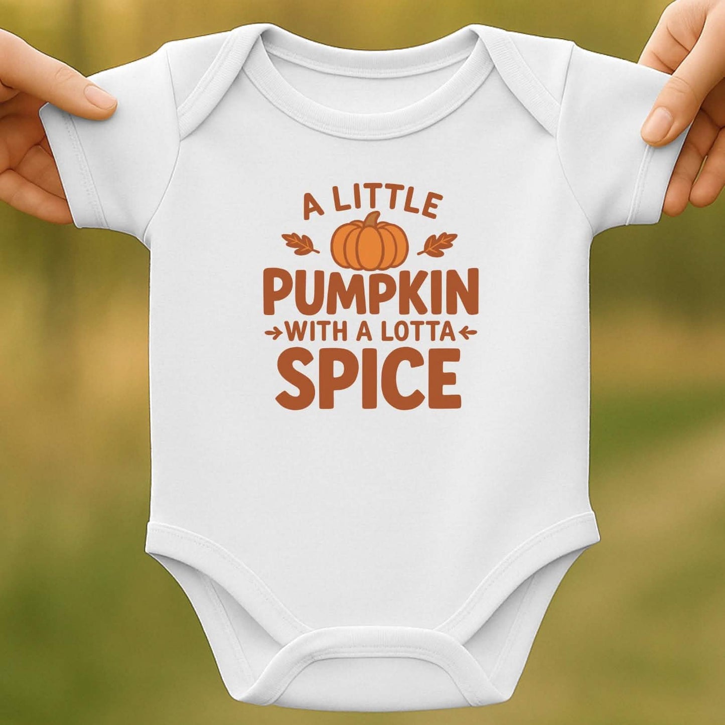 Pumpkin Spice Baby Halloween Bodysuit