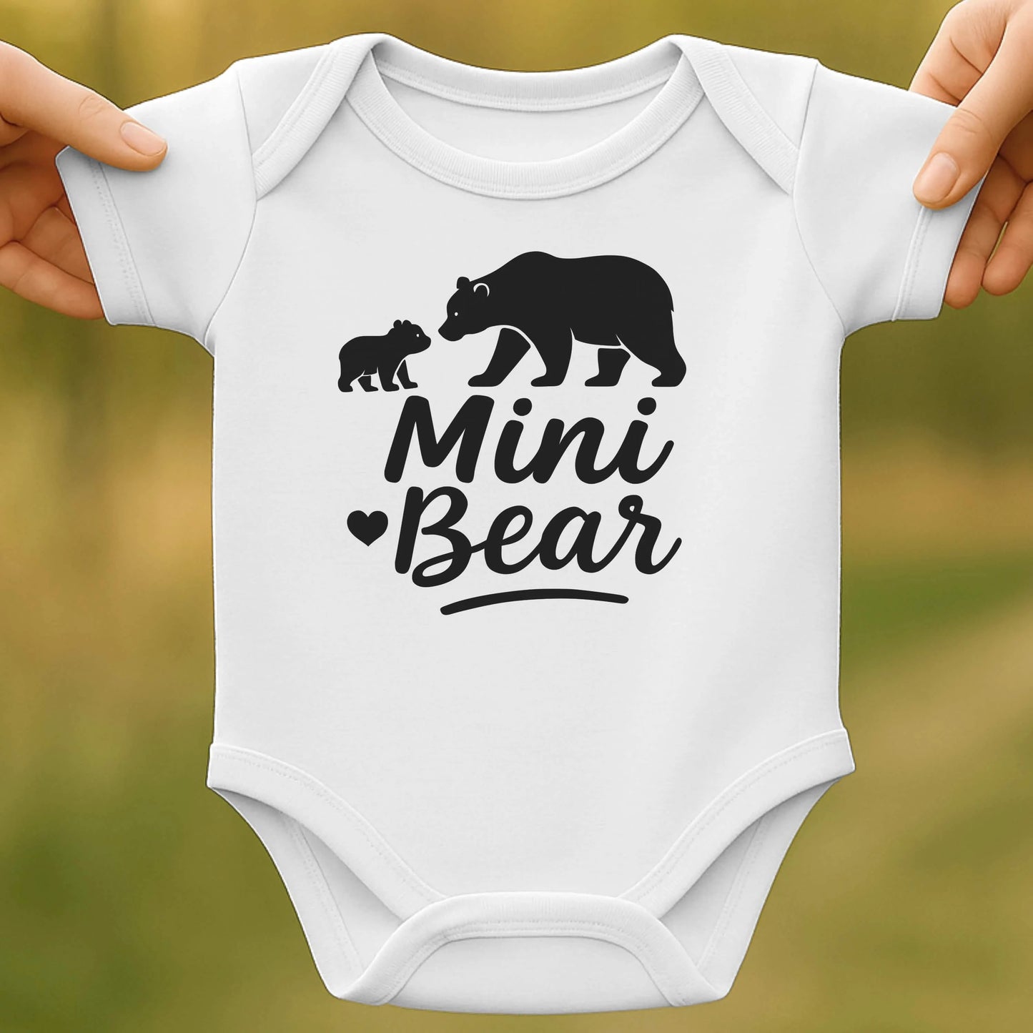 Mini Bear Baby Bodysuit